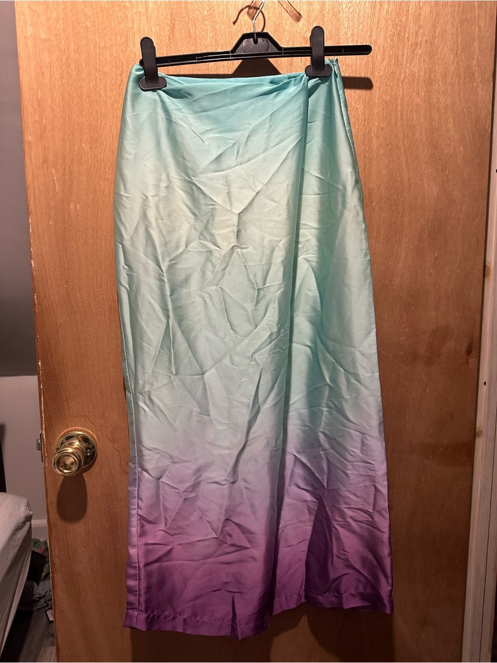 Gradient Aqua to Purple Ombre pants - Women's